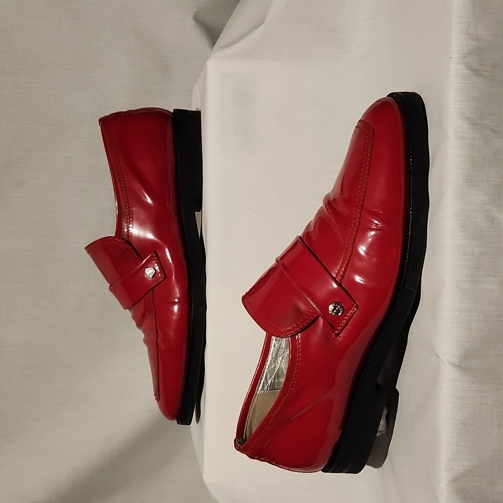 Hot Red Versace Loafers